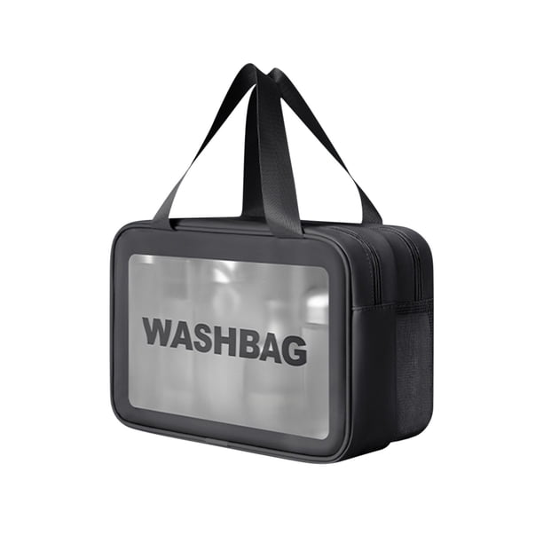 Neceser con separación para artículos húmedos y secos, organizador de almacenamiento de gran capacidad para deportes, natación y baño, estuche de aseo portátil de viaje con asa, bolsa de cosméticos
