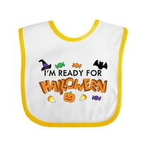 Inktastic I'm Ready for Halloween Boys or Girls Baby Bib