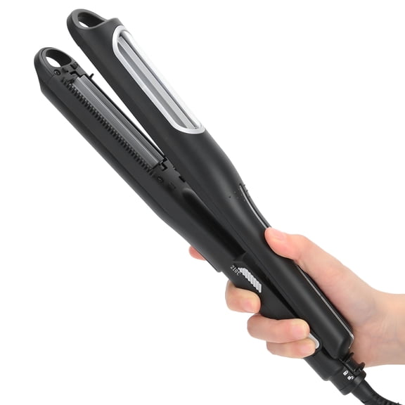 Woveruco Electric Hair Crimper Automatic Hair Curling Wand Iron Corn Perm Hairstyling Tool