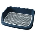 thumbnail image 4 of ziyahi Pet Toilet Cleaning Tool Plastic Corner Lavatory Basin for Cat Dogs Ferret Dark Blue, 4 of 8