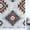 bronze, variant on Red Aztec Window Privacy Film Stain Glass,Reusable Decorative Rainbow Window Film,Southwest Boho Abstract Geometric Aesthetic Static Cling Sun Blocking Stickers Decals Covers 23.6" x 59" (2pcs)