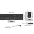 thumbnail image 3 of Arteck 2.4G Wireless Keyboard and Mouse Combo Stainless Steel Ultra Slim Full Size Keyboard Keyboard and Ergonomic Mice for Computer Desktop PC Laptop, 3 of 7