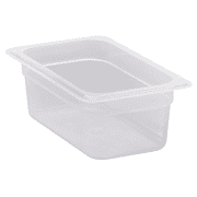 Cambro 44PP190 Translucent Fourth-Size x 4" Deep Food Pan