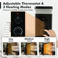 thumbnail image 6 of Costway 1500W Oil Filled Radiator Heater Electric Space Heater w/ Humidifier Black, 6 of 10