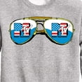 thumbnail image 3 of MTV Logo - Americana Aviators - Toddler And Youth Crewneck Fleece Sweatshirt, 3 of 5