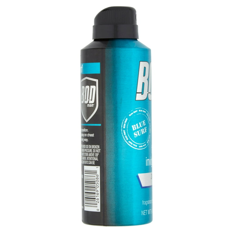 BOD Man Blue Surf Body Spray for Men 6 Oz Walmart