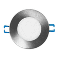 thumbnail image 2 of DLE3 Series 3 in. Round Nickel Flat Panel LED Downlight in 4000K, 2 of 11