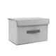 thumbnail image 1 of Caja de almacenamiento plegable con tapa, caja de almacenamiento de juguetes, armario doméstico, caja de clasificación de ropa, 1 of 5