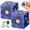 Blue Vein Stone, variant on 2 Pcs Mahjong Dice, Crystal Dice, UWMDHRC 17mm Light Green D6 Spiritual Energy Stone Set with Clear Numbers