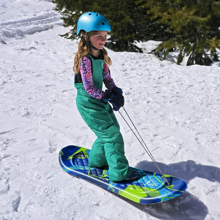 ArtikFun 48in Snowboard Snow Sled - Blue/Green - Walmart.com ArtikFun 48in Snowboard Snow Sled - Blue/Green - Walmart.com