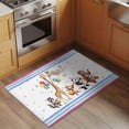 thumbnail image 5 of Cartoon Animals Bathroom Rug Washable 2x3 Entryway Rug Non Slip Modern Forest Celebration Party Front Door Mat Low Pile Indoor Doormat Throw Floor Carpet for Kitchen Bedroom Entrance, 5 of 8