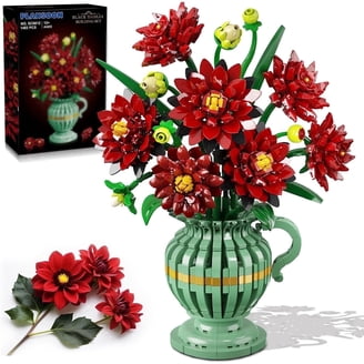Blue Orchid Cymbidium Faberi Flower Compatible with LEGO Flower