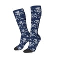 thumbnail image 2 of Vsdgher Dragon Print Thigh High Socks Extra Long Stretchy Sock Women Over Knee High Opaque Stocking Daily Wear, 2 of 5