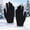 Black, variant on OGLCCG Winter Gloves for Boys Girls Kids Warm Thermal Stretchy Full Fingers Cotton Knitted Gloves Mittens for Cold Weather Size 3-8