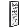 thumbnail image 2 of Stupell Industries Rustic Lodge If In Doubt Laundry Tip Black Floating Frame Canvas Art, 11 x 25, by SD Graphics Studio, 2 of 8