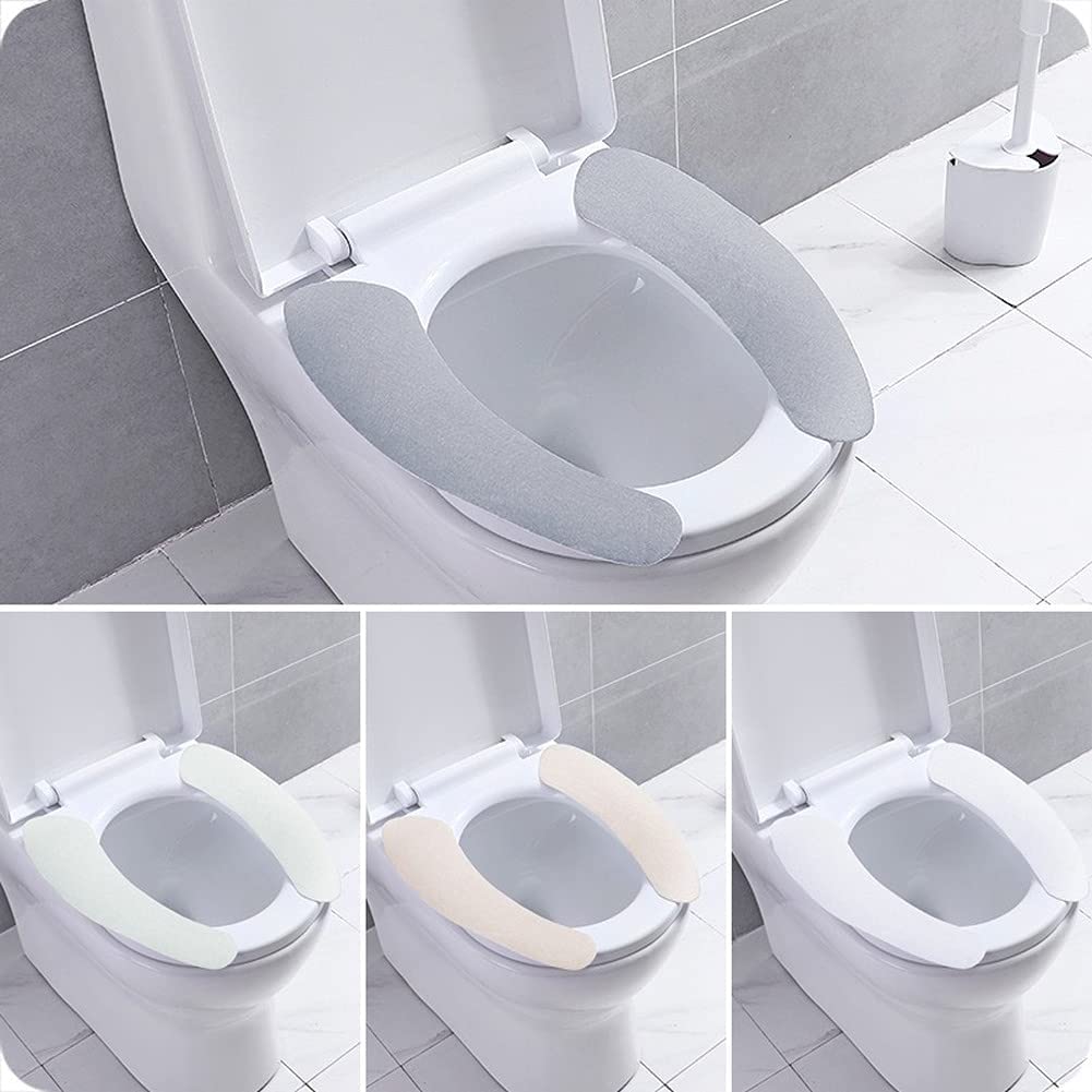 Simple Soft Washable Toilet Seat Mat Cover Mat Set WC Toilet Lid Cover