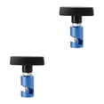 thumbnail image 3 of Unatoiry Aluminium Alloy Auto Engine Hood Lift Rod Clamp Portable Rotary Detachable Reusable Automotive Stopper Clip Retainer Blue 2Set, 3 of 6