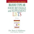 thumbnail image 1 of Pre-Owned Blood Type AB Food, Beverage and Supplement Lists (Mass Market Paperback) 0425183106 9780425183106, 1 of 1