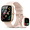 Pink, variant on Smart Watches for Men Women (Answer/Make Calls), 1.83" Touchscreen Fitness Watch with 110+ Sport Modes, Fitness Tracker, IP68 Waterproof Smartwatch for Android iOS Black