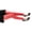 Red, variant on Womens Patterned Footless Tights High Waist Net Footless Leggings Pantyhose Sheer Thigh High Stockings