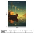 thumbnail image 2 of Anchor with Sailing Soft Cozy Warm, Lightweight And Plush Flannel Throw Blankets - Perfect for Couch, Bed, Travel, 2 of 8