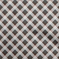 thumbnail image 1 of oneOoneVelvetOrangeFabricCheckWithTextureSewingCraftProjectsFabricPrintsByYard58InchWide, 1 of 4