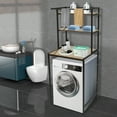 thumbnail image 3 of ChicHomey Washer Dryer Storage Shelf 3 Tiers Clothes Drying Rack Floor Mount Stand Holder, 3 of 7