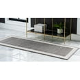thumbnail image 2 of Jill Zarin™ Yorkville Uptown Modern Border Area Rug or Runner, 2 of 8