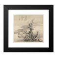 thumbnail image 2 of Wang Gai 21x20 Black Modern Framed Museum Art Print Titled - Album of Landscapes; Leaf 7 (1677), 2 of 5