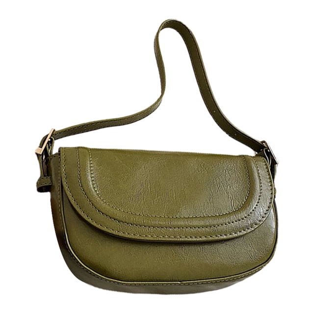 Bolsos cruzados para mujer - Estilo de bolso tipo bandolera con solapa verde:;:;