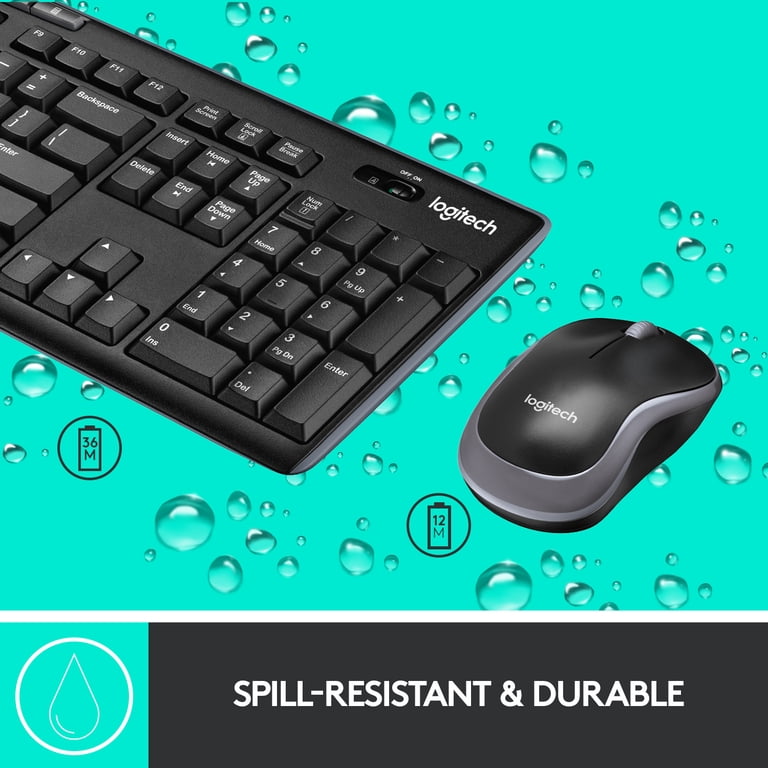 Wireless Keyboard and Mouse Combo with Nano Receiver photo 5