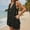 Black, variant on Hauaitttt Women's Summer Pure Sleeveless Top and Shorts Two Piece Set Bikini Cover up High Waist Swim Pants Woman Swimming Suit Cover up Solid Bandeau Swimsuit Women Two Piece Swimsuit Swimsuit Dress