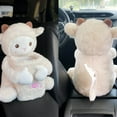 (Sheep Mee Mee) Car tissue box/trash can two in one