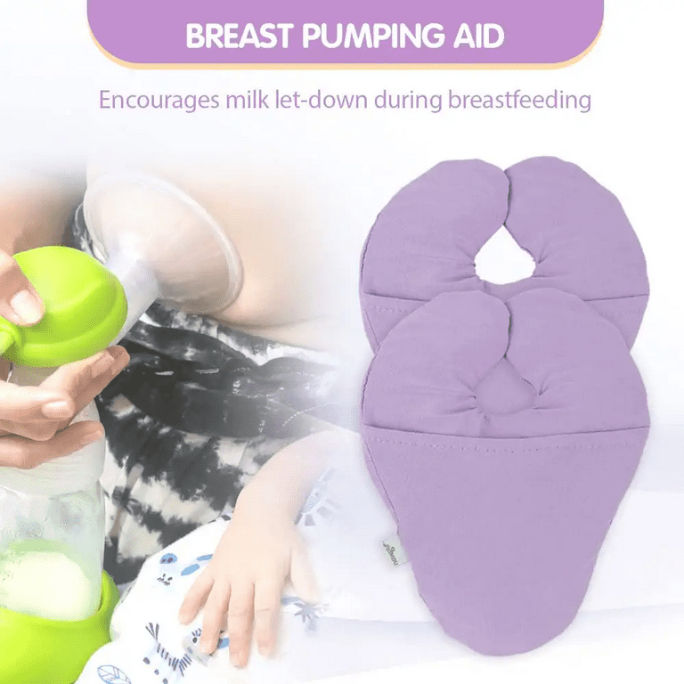 NEWGO Breast Ice Pack for Breast Surgery, 2 Pack Nipple Ice Packs  Breastfeeding Ice Packs Reusable for Nursing Mother, Hot Cold Therapy Breast  Gel Pack with Washable Cover(Purple) 