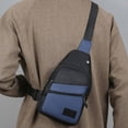 thumbnail image 5 of Chest Bag Crossbody 30cm, Adjustable Strap Multi Pocket for Sports Travel, Layered Compartment Reflective Night Safe, Lightweight Durable Fabric and Outdoor Daily Commute, 5 of 7
