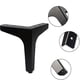 thumbnail image 2 of Juego de 4 patas de cama triangulares de metal negro, patas de sofá para muebles de bricolaje - 10 cm (hy), 2 of 5