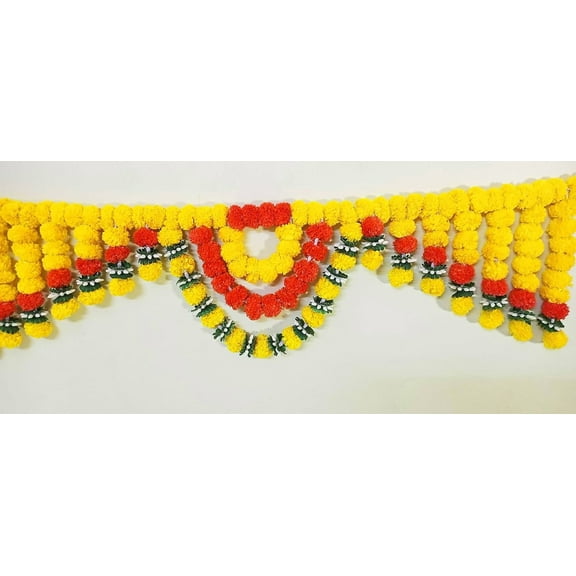 Swadeshi Desire's Toran For Main Door Latest Home Decoration Entrance Hanging Handmade Bandarwal Gift Item, 101.6 Cm, Multicolour