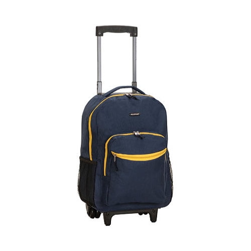 Rockland Luggage 17" Rolling Backpack by Fox Luggage Inc