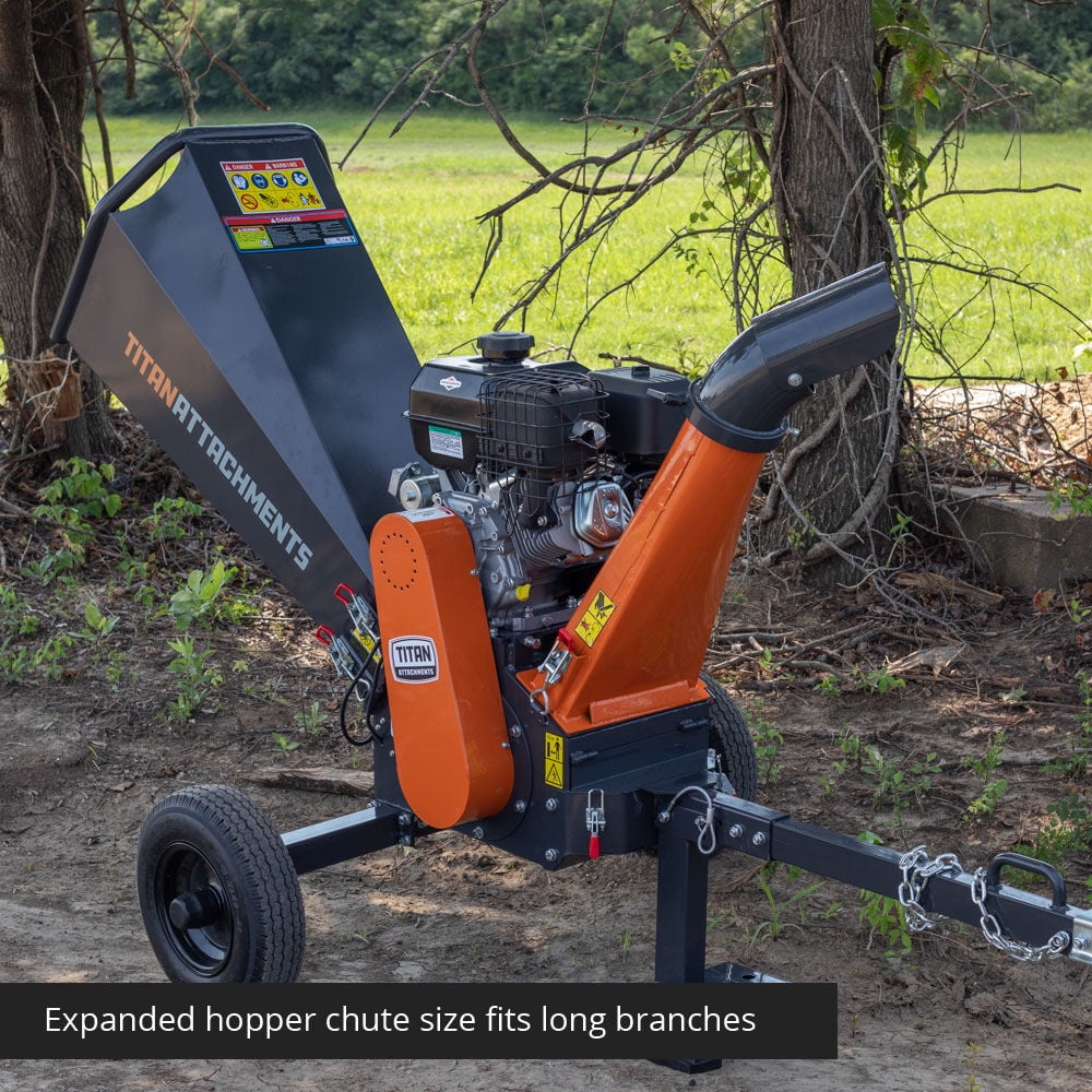 Buy Titan Attachments 420cc 5in Diameter TowBehind Wood Chipper