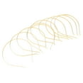 thumbnail image 5 of 10/set Metal Headband Findings Hair Hoop DIY Headwear Craft Supplies - Gold,, 5 of 9