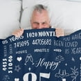 thumbnail image 4 of 85th Birthday Gifts for Men, Men 85th Birthday Decorations, 85th Birthday Gifts for Him, 85 Years Old Happy Birthday Blanket Birthday Gifts Ideas for Dad, Husband, Grandpa, Soft Blanket(30"x40"), 4 of 7
