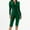 Green, variant on Womens Long Sleeve One Piece Bathing Suit Athletic 1 Piece Capris Swimsuit Sun Protection Rash Guard,Green,M