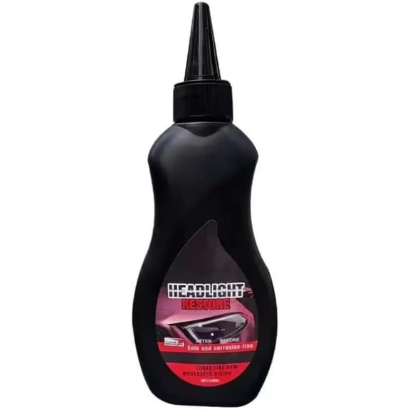 HOCEDO Headlight Restoration Kit No-Sanding Fast-Clarity Restores Yellowed and Cloudy Headlights 1-Count 150ml