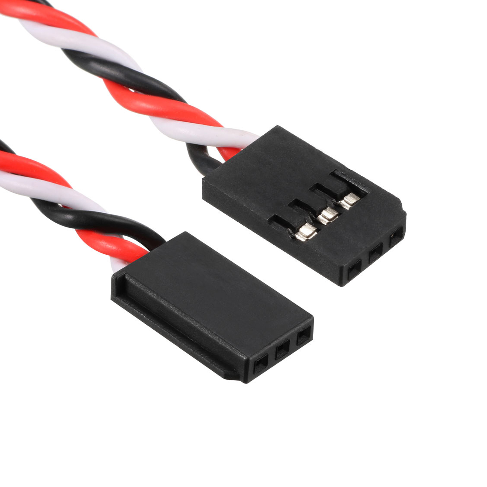 Details about / 10Pcs 10cm Servo Extension Cable 60 Core RC Futaba Lock Anti-interference