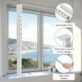 thumbnail image 4 of PUXI Adjustable Window Security Bars, Window Locks Bars Inside for Prevent Burglary for Single Hung Windows or Narrow Patio Doors, Extend from 16-3/8" to 29-1/2", 4 of 8