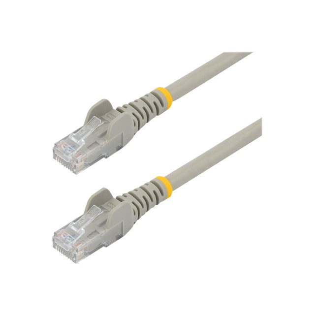 StarTech.com RJ-45 10 Gigabit UTP 10GbE CAT 6 RJ45 Fluke Câble Réseau Sans Câble, Sans Câble 650MHz 100W PoE Cordon de Raccordement, Câble Réseau UTP 10GbE avec Soulagement de la Déformation, Gris, Testé/Câblage Certifié UL/TIA - Catégorie 6 - 24AWG (N6PATCH7GR) - Câble de Raccordement - (M) à RJ-45 (M)