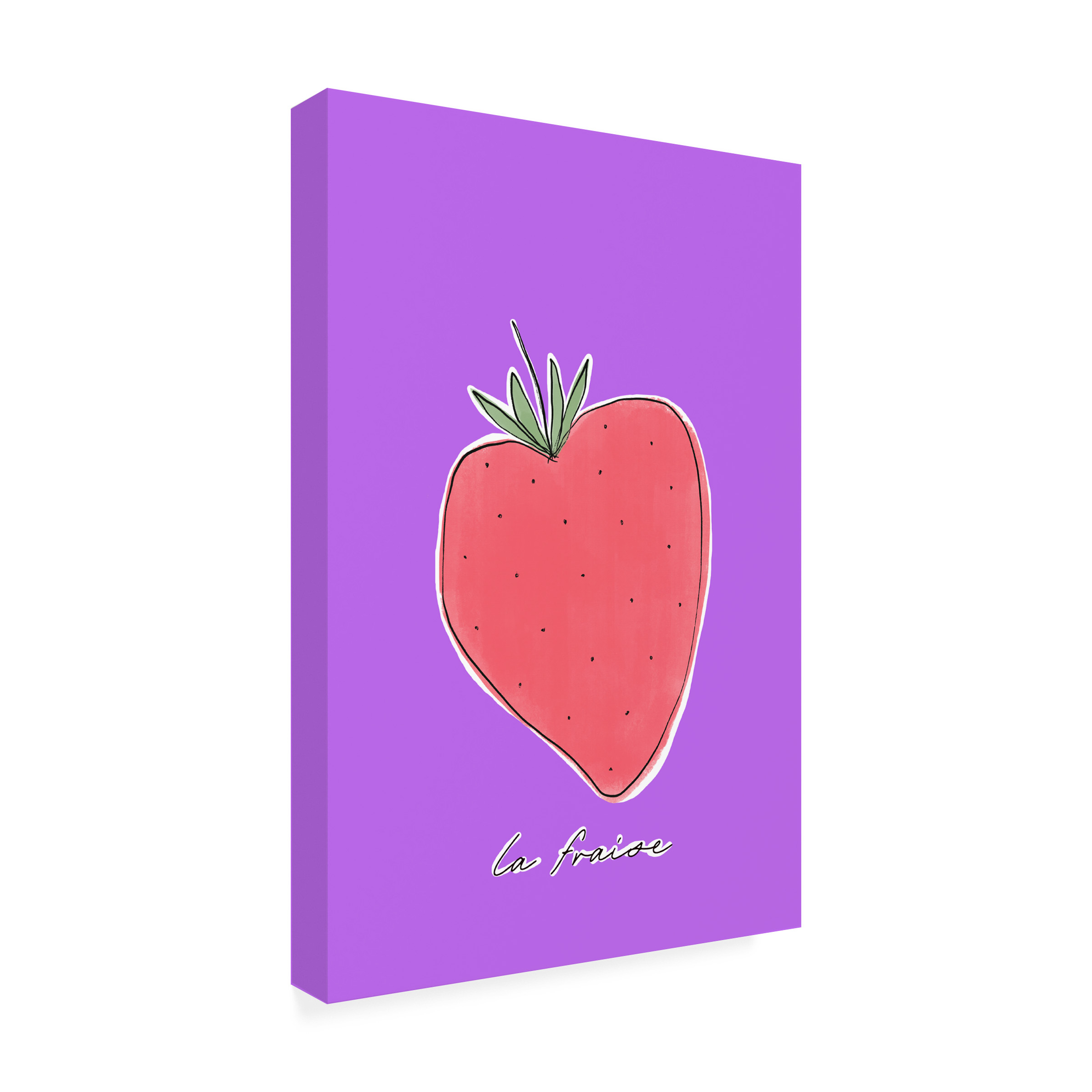 Trademark Fine Art uplusmestudio La Fraise Canvas Wall Art