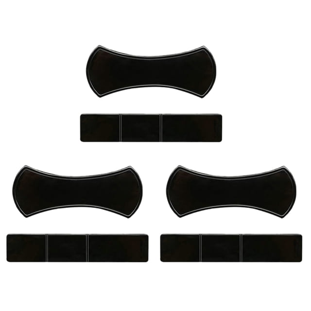 6 almohadillas adhesivas de pared multifunción de goma nanométrica para soporte de teléfono móvil y coche.