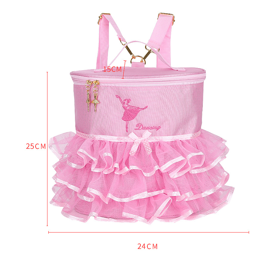 embroidered ballet bag