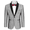 Shiny Silver, variant on COOFANDY Mens Tuxedo Jacket One Button Gold Blazer Shawl Lapel Suit Jacket Dinner Coats for Party Prom Wedding